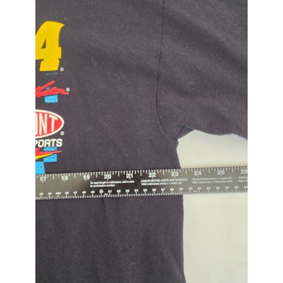 NASCAR Racing Vtg 2001 Jeff Gordon 24 Running Hot Du Pont Shirt Men’s XL - Picture 6 of 7